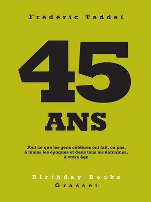 cover image of 45 ans